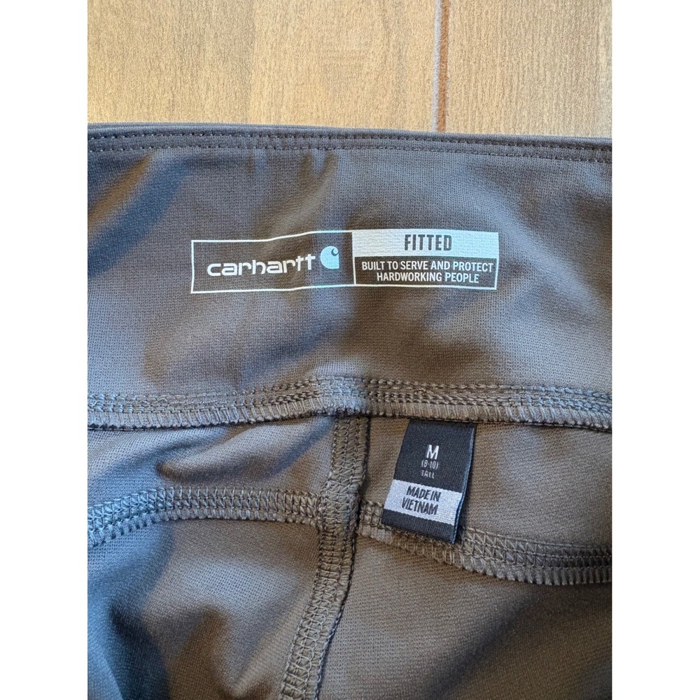 Carhartt Force Utility Leggings Womens M Tall Brown Ponte Knit Outdoor Hiking - Picture 3 of 11